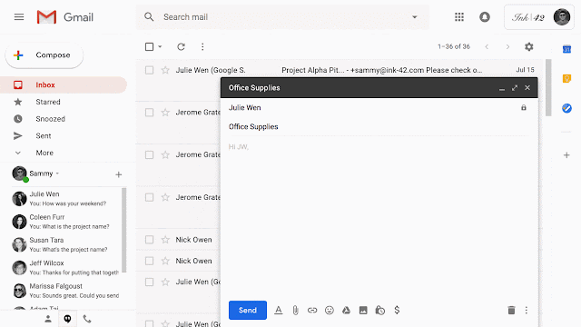 Các đề xuất được cá nhân hóa của tính năng Soạn thư thông minh trong Gmail