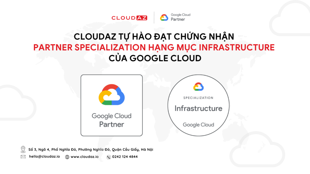 đối tác google cloud google cloud partner Infrastructure Specialization