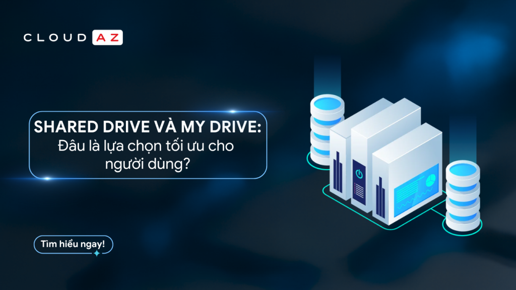 lựa chọn shared drive và my drive cho người dùng của doanh nghiệp