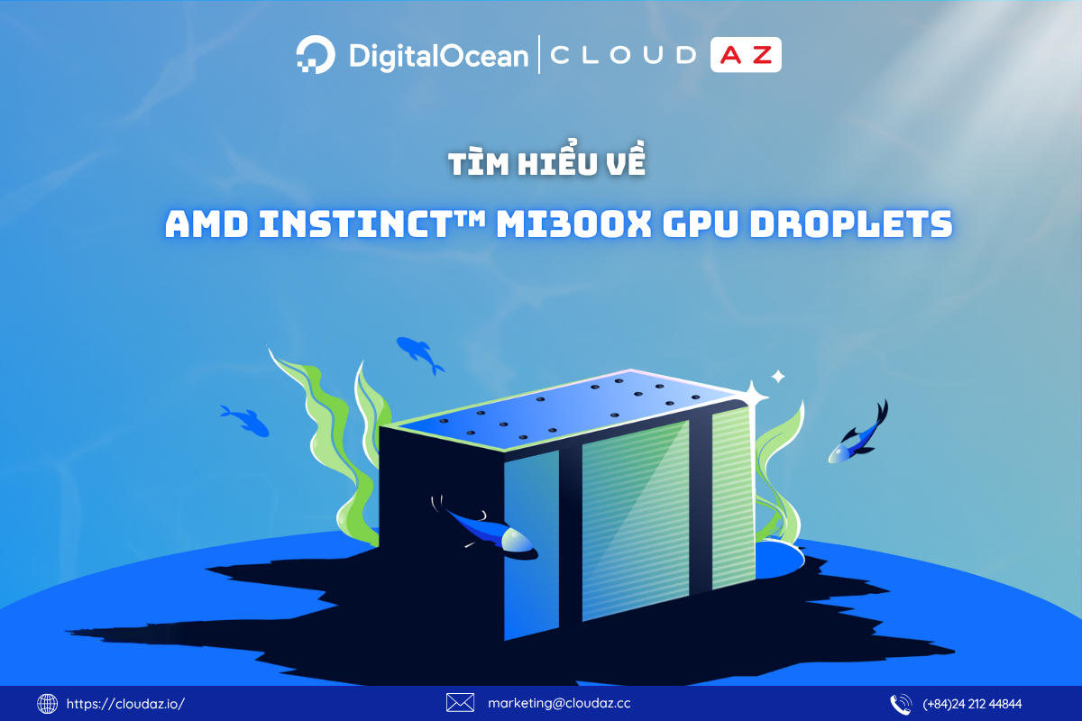 Tìm hiểu về AMD Instinct™ MI300X GPU Droplets