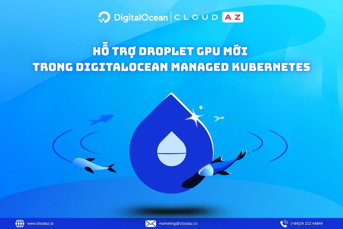 Hỗ Trợ Droplet GPU Mới trong DigitalOcean Managed Kubernetes