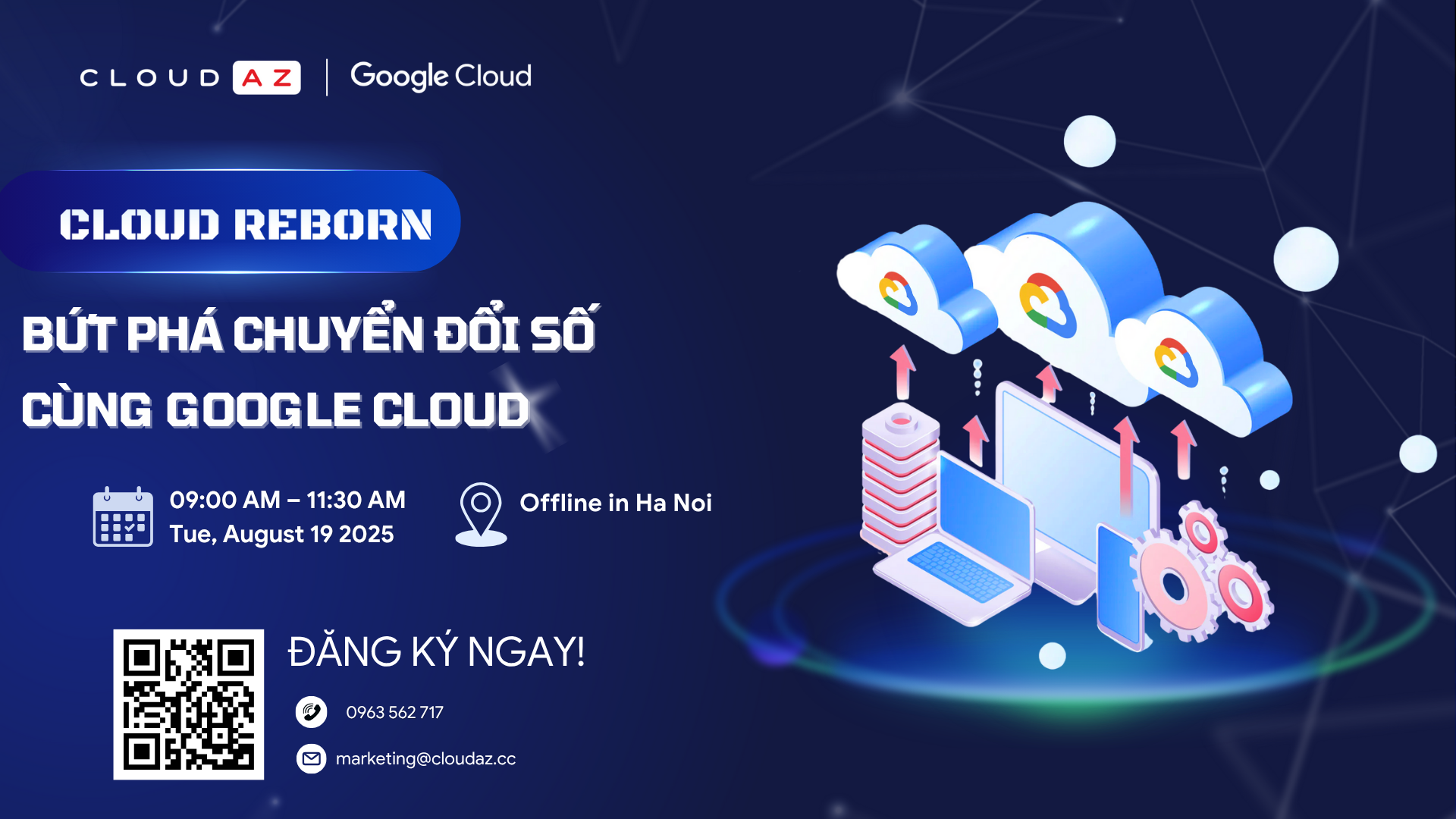 Cloud Reborn: Bứt phá chuyển đổi số cùng Google Cloud