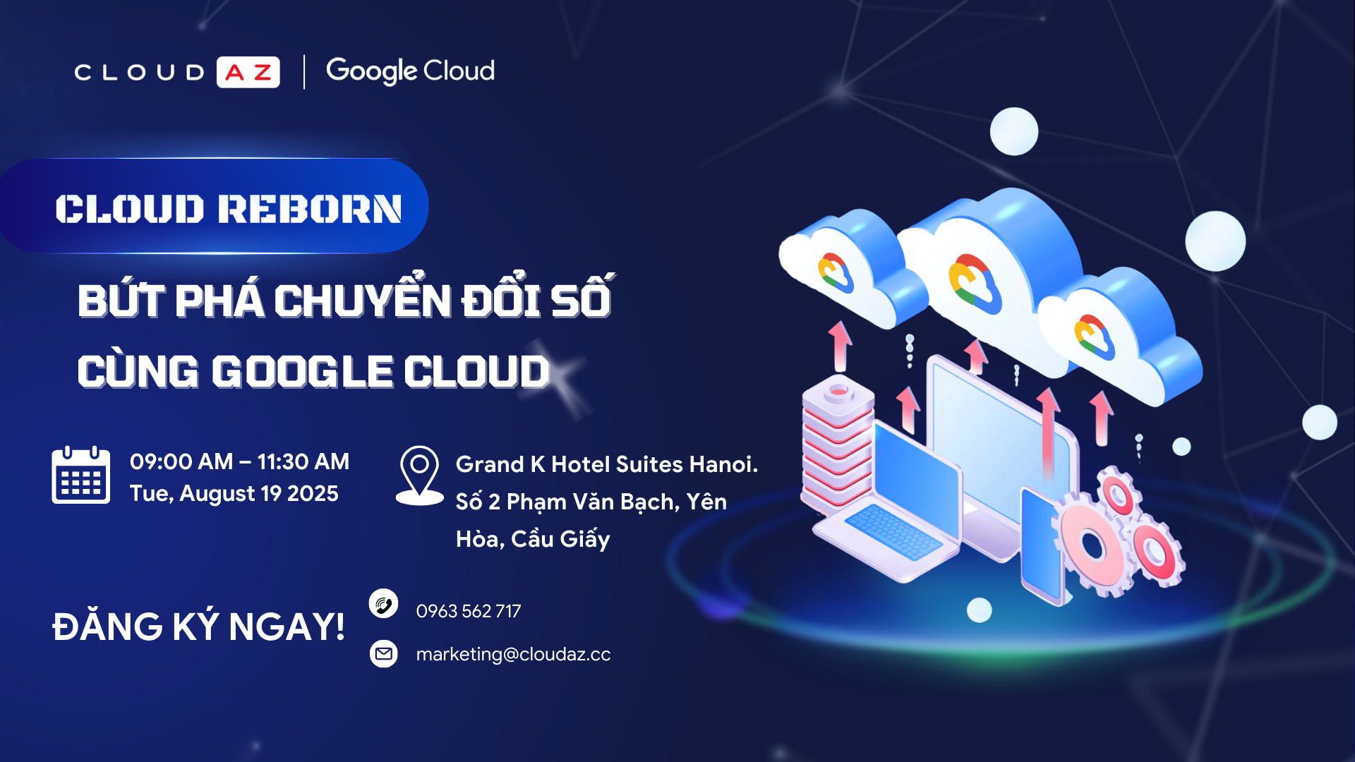 Cloud Reborn: Bứt phá chuyển đổi số cùng Google Cloud