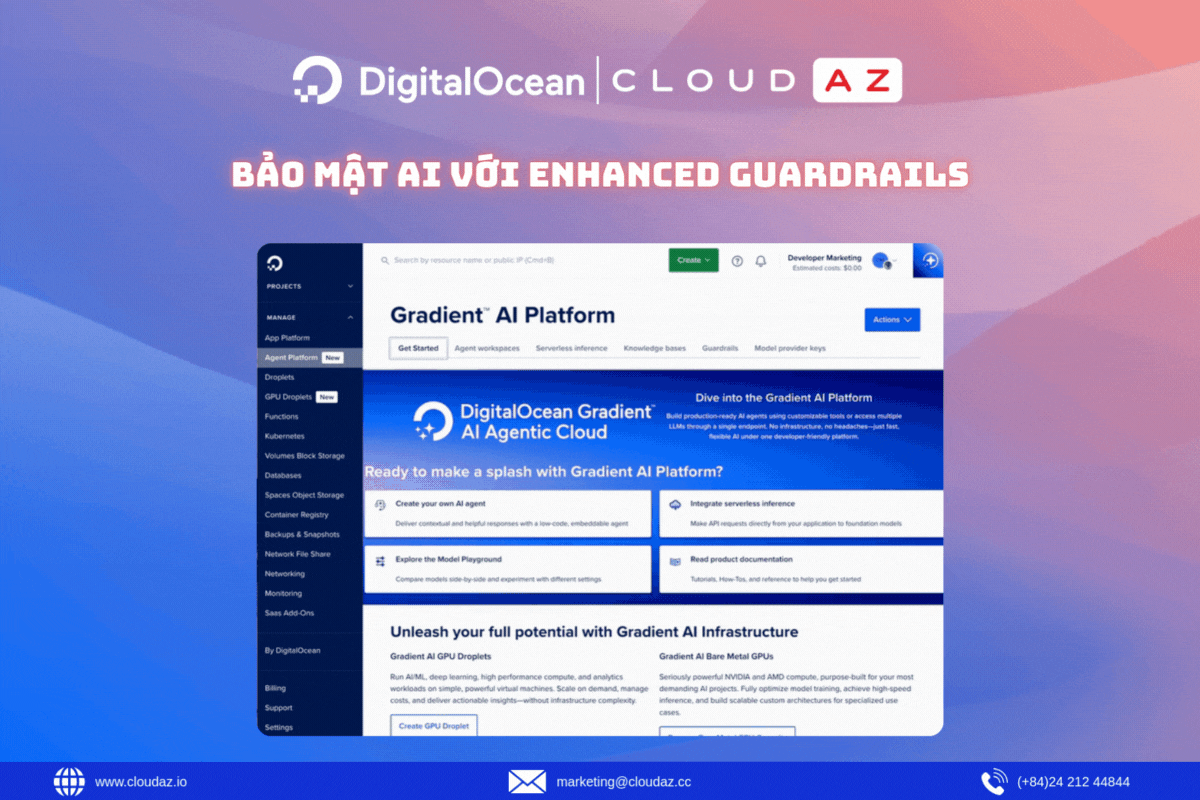 Bảo mật AI với enhanced guardrails