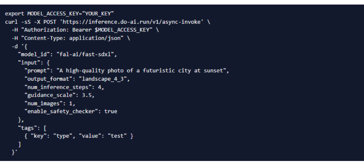Tạo hình ảnh với các tham số tùy chỉnh