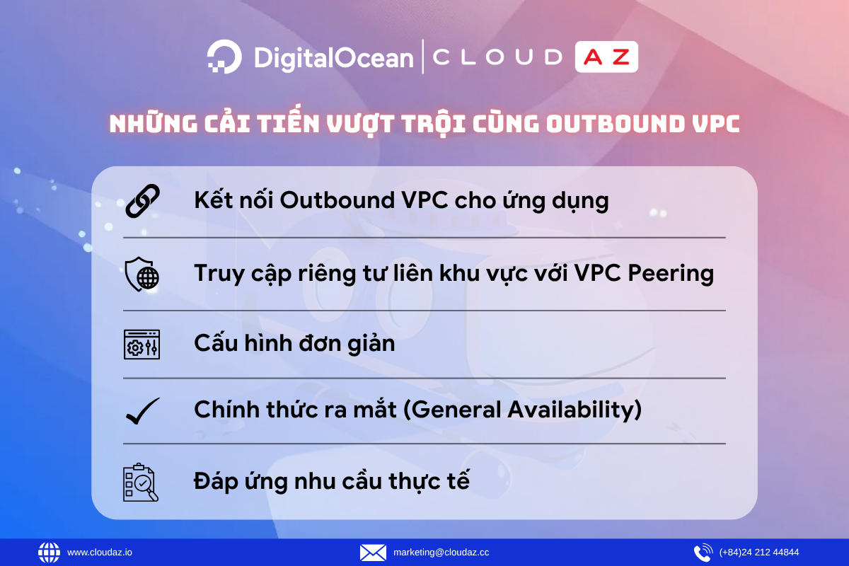 Những Cải Tiến Vượt Trội Cùng Outbound VPC