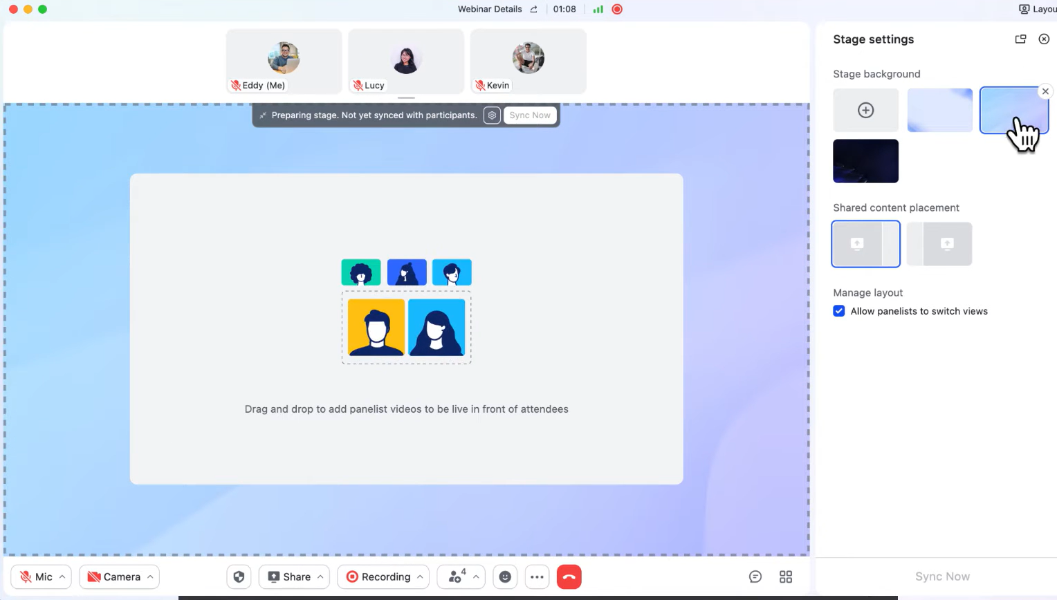 Lark Webinar - Stage Mode 
