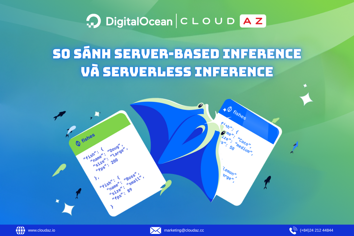So sánh Server-based inference và Serverless inference 
