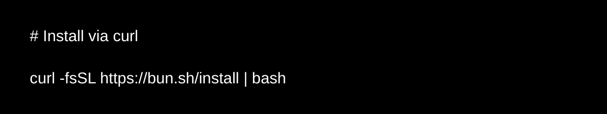 Cài đặt Bun