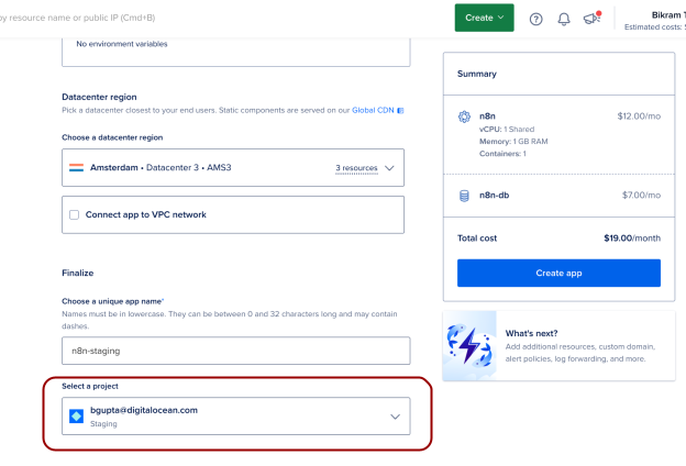 Cấu hình Môi trường trực quan trên Giao diện người dùng