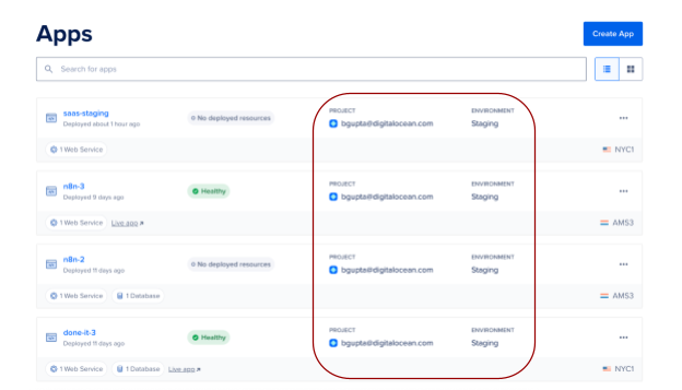 Cấu hình Môi trường trực quan trên Giao diện người dùng