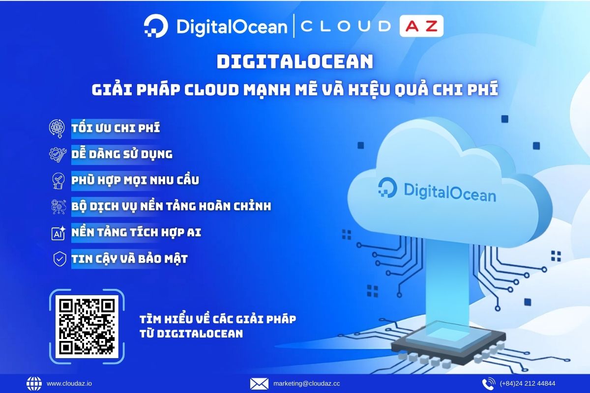 Di chuyển Cơ sở hạ tầng Đám mây đến DigitalOcean 