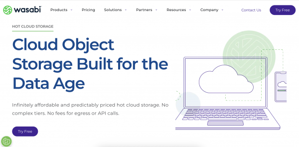 Wasabi Hot Cloud Storage