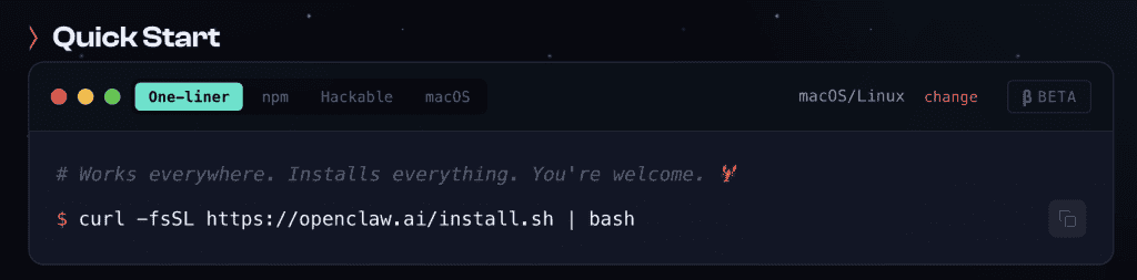 thiết lập OpenClaw