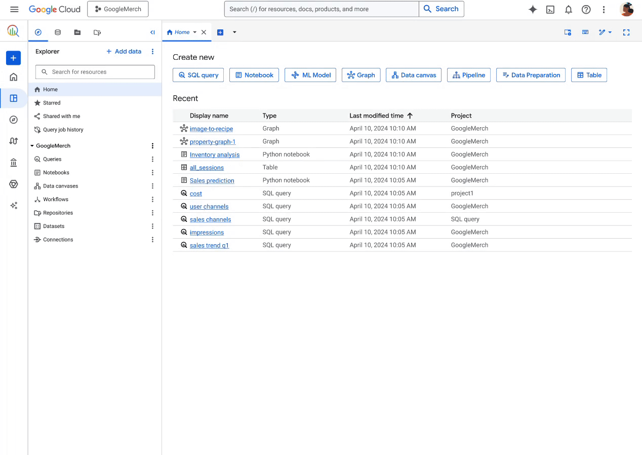 BigQuery Studio